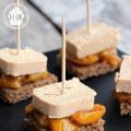 Bouchées de foie gras aux mirabelles