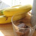 Glace chocolat-banane pour adultes
