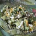Salade de concombre tropicale