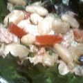 Salade de haricots blancs au thon