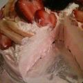 Tarte glacée à la fraise