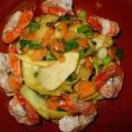 Salade de papaye aux crevettes, Recette Ptitchef