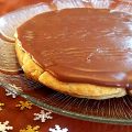 Pancakes géants de Noël, nappés de chocolat au[...]