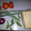 Taboulé au quinoa germé