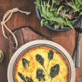 Tarte curry, courge spaghetti fromage frais et[...]