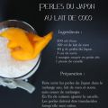 Perles du japon au lait de coco