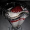 Velouté de fraise à la crème chantilly!