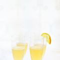Cocktail au champagne et citron bergamote pour[...]