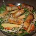Salade 
thaïlandaise et rouleaux croustillants