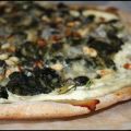 Pizza aux blettes, ricotta et gorgonzola,[...]