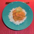 Curry rouge aux crevettes