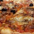 Pizza chorizo - poivrons, Recette Ptitchef