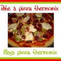 Pâte à pizza thermomix - masa pizza thermomix,[...]