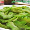 Salade de concombre amer 凉拌苦瓜 liángbàn kǔguā