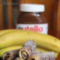 Brioche perdue roulée banane & Nutella
