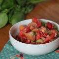 Les salades des dernières tomates de l'été