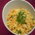 Salade d'Ebly à la tapenade de carottes