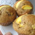 Muffins aux pêches, extra mangue