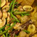 Curry improvisé aux boulettes, légumes et Kéfir