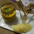 Crème de Potiron , mini-brochettes de foie gras[...]