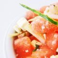 Salade speciale canicule, pasteque, oignons[...]