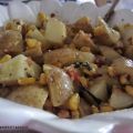 Salade de pommes de terre à la pancetta et maïs[...]