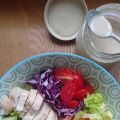 Sauce salade au tahin et au miso