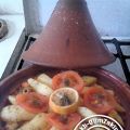 Tajine de poulet pomme de terre et olives vertes