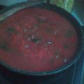 Sauce tomates/aubergine