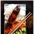Solo food : saumon teriyaki mi-cuit