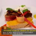 Magret de canard, mousse de foie gras et gelée[...]