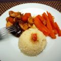 Sauté de poulet aux pruneaux, carottes et sauce[...]