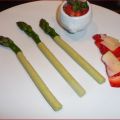 Asperges Vertes en Mousse & Fraises ...