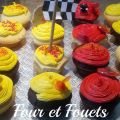 Cupcakes Flash McQuenn (partie 1, cupcakes à la[...]