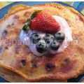 Pancakes au yaourt et aux myrtilles