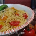 ~Spaghettis (vermicelles) à l'ail et aux[...]