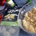 Salade de quinoa avec gnudi aux ricotta et[...]