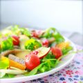 Salade de roquette aux 2 nectarines & hareng[...]