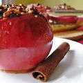 Baked apples stuffed with gluten free granola