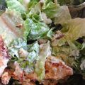 Recette de salade verte au poulet, bacon,[...]