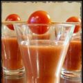 Gaspacho tomates et fraises, Recette Ptitchef