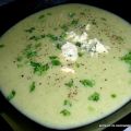 sopa de calabacines al queso azul/ soupe de[...]