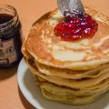 pancakes à la confiture