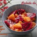 Salade de fruits jolie : Pitaya et Mangue