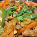 Boeuf sauté thai - Thai beef stir-fry