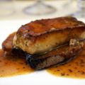 Foie gras poêle sur pain d'épices toaste