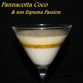 Panna cotta coco & Espuma passion
