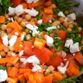 Salade pois chiche et chèvre - Chickpea and[...]