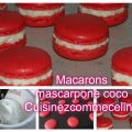 Macarons mascarpone coco
