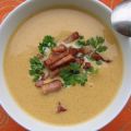 Velouté de potiron aux chataignes & lard[...]